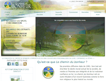 Tablet Screenshot of chemindubonheur.fr